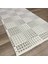 ZENITH1053 Mikrofiber Kaymaz Taban Yıkanabilir Antibakteriyel Modern Halı Krem Halı 3