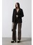 Önü Bağlamalı Blazer Ceket - Siyah 3