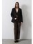 Önü Bağlamalı Blazer Ceket - Siyah 4