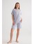 Kadın Plus Size Viscose Şort Pijama Altı 3