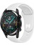 Huawei Watch Gt2 46MM Akıllı Saat Uyumlu Yumuşak Dokulu Silikon Kordon Kayış 1