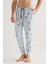Erkek Pamuklu Cepli Uzun Pijama Altı 1