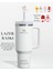 Kişiselleştirilebilir Quencher Pipetli Termos Bardak 1.18 Lt Beyaz 1