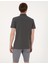 Erkek Gri Slim Fit %100 Pamuk Kıvrılmaz Amerikan Pike Polo Yaka Basic Tişört 50306154-VR024 5