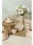Taupe Bloom Nordic Kahve Takımı 12 Parça 6 Kişilik 22520-28 2