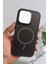 IPhone 16 Pro Max Uyumlu Kılıf Magsafe Şarj Özellikli Karbon Fiber Premium Kapak 5