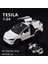 Yeni 1:24 Simülasyon Tesla x Alaşım Araba Modeli Ses ve Işık Geri Çekin Oyuncak Araba Metal Elektrikli Araba Çocuk Koleksiyonu Dekorasyon Hediye (Yurt Dışından) 2