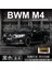 1:32 Bmw M4 Coupe Spor Araba Yüksek Simülasyon Döküm Metal Alaşım Model Araba Ses Işığı Geri Çekin Koleksiyon Çocuk Oyuncak Hediyeler (Yurt Dışından) 1