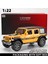 1:22 Model Wrangler Döküm Oyuncak Araba Modeli Çocuklar Erkekler Kızlar Yetişkinler Için Ölçekli Metal Alaşımlı Araç Kapılar Açık Hediyeler Gri (Yurt Dışından) 1