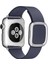 Ally Apple Watch 7-8 41MM 6-5-4 40MM Deri Kordon Kayış Modern Toka 3-2-1 38MM-(577 - MRK8905-1269 3