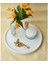 Dekoratif 24 cm Sunum Tepsisi, Mum , Saksı , Takı Tabağı , Organizer Tabak Kase 1