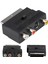 Scart Rca S-Video Dönüştürücü 🔁 In/out Anahtarlı Görüntü ve Ses Adaptörü 6