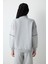 Gri Melanj Yarım Fermuarlı Harry Potter Baskılı Sweatshirt 6