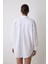 Beyaz Poplin Oversize Gömlek 6