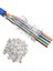 4381 Yeni Nesil Delikli Cat6 RJ45 Konnektör Utp Jack (100 Adet) 2
