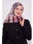 Pembe Ekose Pamuk Eşarp 3