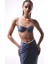 Seashell Gri Balenli Bikini Üstü - Gamze Erçel Koleksiyonıu 6