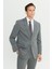 Slim Fit Dar Kesim Mono Yaka Takım Elbise 1