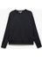 Yeni Sezon Modal Kumaş Rahat Kesim Uzun Kollu Bisiklet Yaka Kadın Basic Sweatshirt 3