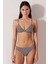 Alia Slip Simli Çizgili Bikini Altı 6