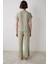 Bloom Solid Haki Tişört Pijama Üstü 6