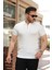 Erkek Fermuar Yakalı Kısa Kollu Tişört 1