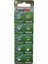 Ag0 (LR521, LR63, 379) 1.5V - Poundmax Alkalin Düğme Piller | 1x 10'lu Paket 3