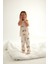 Kız Çocuk Pamuklu Kısa Kollu Uzun Pijama Takımı 5