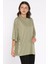 Yan Çıtçıtlı Oversize Tişört ( S-M-L-Xl Uyumludur) P-00010234 1