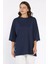 Yan Çıtçıtlı Oversize Tişört ( S-M-L-Xl Uyumludur) P-00010234 1