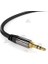 - Aux Kablosu, 3,5mm Jak Kablosu - 1,5m - Kırılmaya Dayanıklı Metal Fişler - 0,3-10M Arasında Mevcut (Ses/kulaklık Kablosu/aux Kablo, Pc/dizüstü Bilgisayar, Araba ve Hifi, Siyah) 2