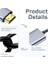 Type-C To HDMI Kablosu, HDMI Kablosu USB C 4K 2m, HDMI Erkek Usb-C Erkek Surface Pro 7/8/9 Için Thunderbolt 3/4 ile Uyumlu, iPad Pro, Air 2020/2022, Mate 40 Uyumlu 1,8 Metre 2