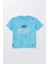 Run Baskılı Penye Şort- T-Shirt Kız-Erkek Takım - Coppa - Mavi - 3 Yaş - Frnd00000002-34 2