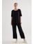 Kadın Plus Size Modal Kaşkorse Uzun Pantolon 2