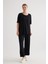 Kadın Plus Size Modal Kaşkorse Uzun Pantolon 3
