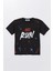 Run Baskılı Penye Şort- T-Shirt Kız-Erkek Takım - Coppa - Siyah - 3 Yaş - Frnd00000002-50 4