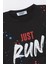 Run Baskılı Penye Şort- T-Shirt Kız-Erkek Takım - Coppa - Siyah - 3 Yaş - Frnd00000002-50 6