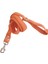 Köpek gezdirme tasması kalın metal kancalı pamuklu kolon turuncu genişlik:3cm kalınlık:3mm uzunluk:120cm dog leash B3-6 5