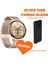 Powerbank Ultra Thin Femme Akıllı Saat Yuvarlak Çelik Kasa Metal Kordon Gold 1