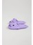 HS00 Köpekbalığı Mor Unisex Tam Ortopedik Terlik Shark Slides 2
