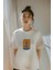 Zuno Kadın Comfort Fit Meditasyon Uzaylı Baskılı T-Shirt 1
