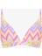 Zigzag Desenli Üçgen Bikini Üstü 6