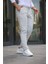Erkek Beli Bağcıklı Duble Paça Örme Pamuklu Kumaş Jogger Pantolon 2