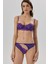 Addria Saks Mavisi Saten Dekolteli Dantelli Slip 2