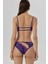 Addria Saks Mavisi Saten Dekolteli Dantelli Slip 3