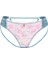 Blume Turkuaz Saten Dantel Detaylı String 1