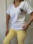 Beyaz Arı Detay Tshirt 1
