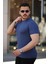 Erkek Ağaç Kabuğu Desenli Kısa Kollu T-Shirt 2
