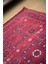 Semerkand SN03 Kırmızı Tozumaz Etnik Eskitme Afgan Türkmen Kilim Desen Halı Üst Kalite 4