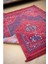 Semerkand SN02 Kırmızı Bordo Tozumaz Etnik Eskitme Türkmen Kilim Desen Halı Üst Kalite 5